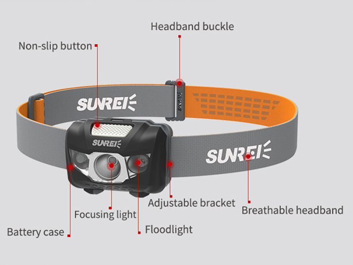 چراغ پیشانی سانری YOUDO 2S